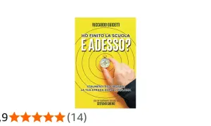 Copertina libro "Ho finito la scuola. E adesso?" di Riccardo Guidetti, con una bussola e la domanda su cosa fare dopo la laurea.