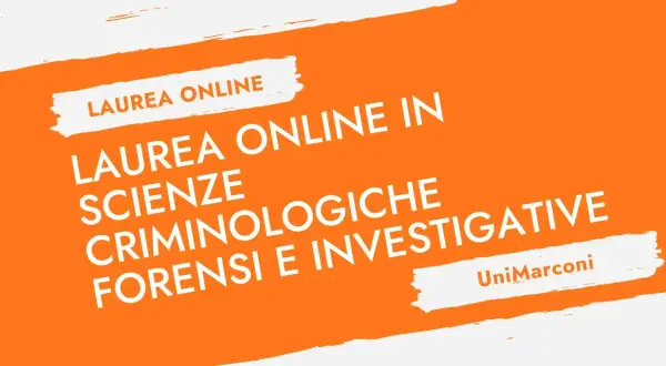 Laurea online in Scienze Criminologiche Forensi e Investigative. Scopri le sedi e inizia il tuo percorso formativo.