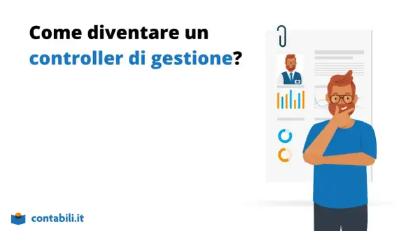 Un uomo con la barba pensa a cosa fa un cost controller, analizzando grafici e dati su un documento.