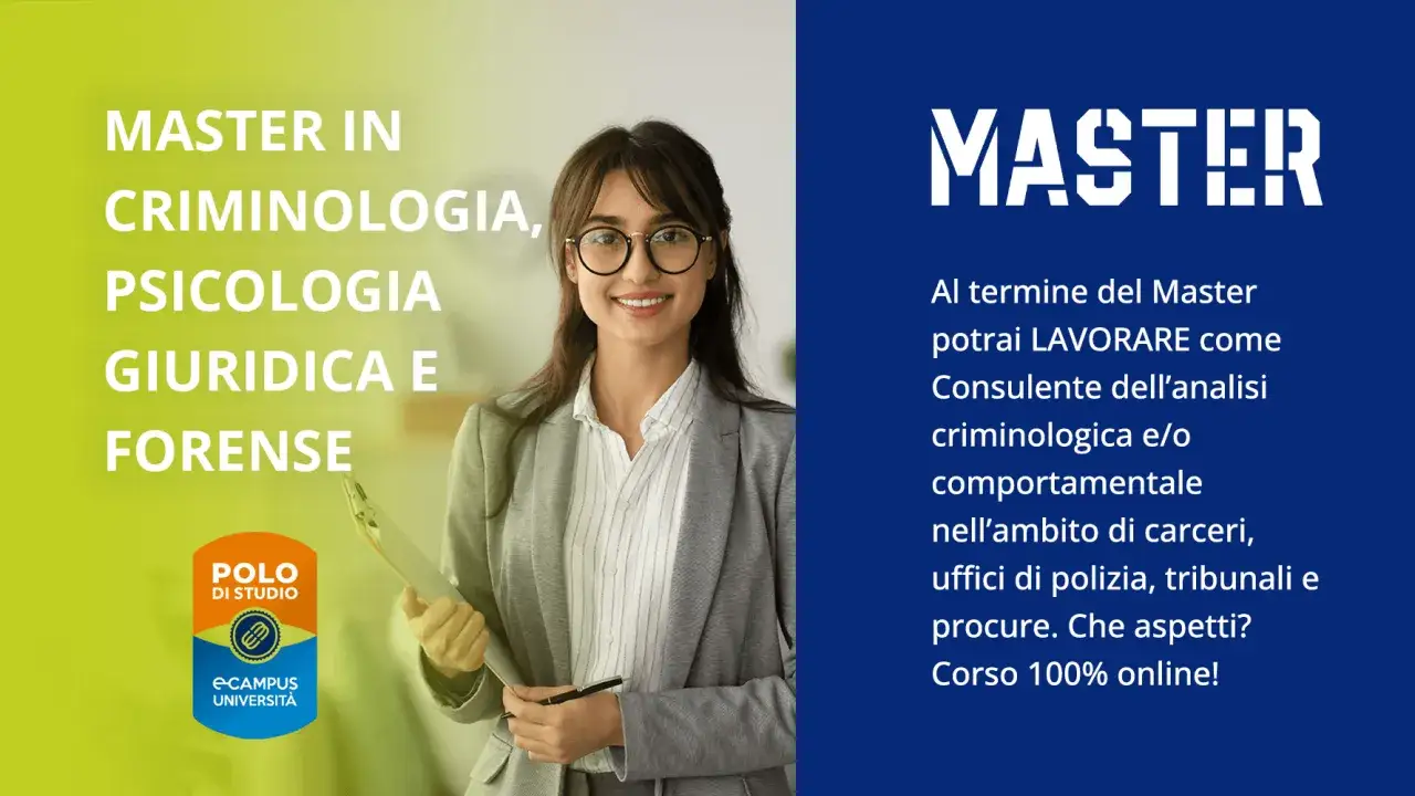 Master in Criminologia, Psicologia Giuridica e Forense. Scopri quanti anni sono necessari per diventare un esperto.
