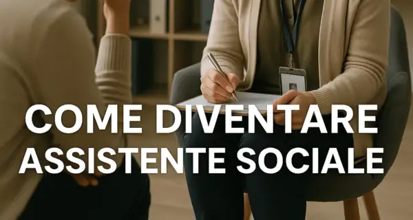 Guida su come si diventa assistente sociale: un professionista ascolta e prende appunti durante un colloquio.