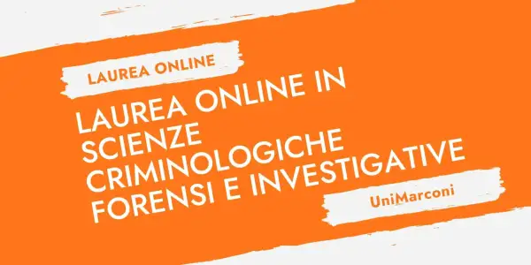 Laurea online in Scienze Criminologiche Forensi e Investigative. Scopri le sedi e inizia il tuo percorso formativo.